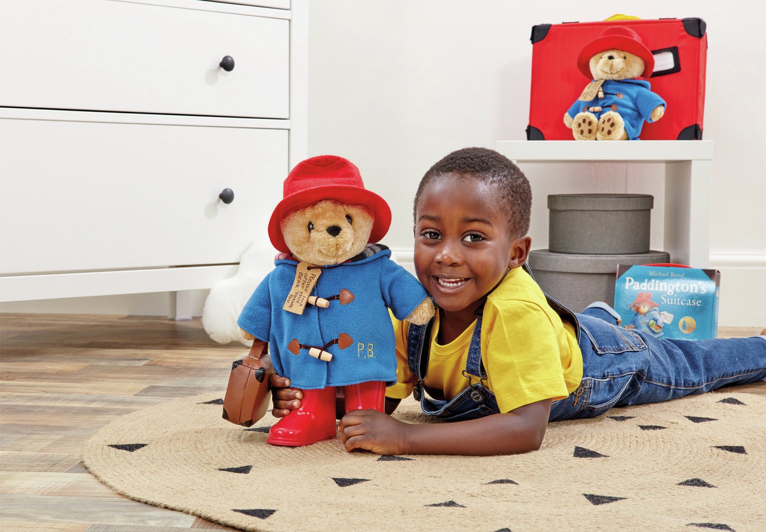 Buy Paddington Large Classic Boots And Suitcase | Teddy bears and