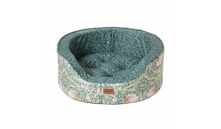 Morris & Co Pimpernel & Lily Leaf Oval Bed - Small