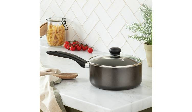 Argos Home 20cm Aluminium Saucepan