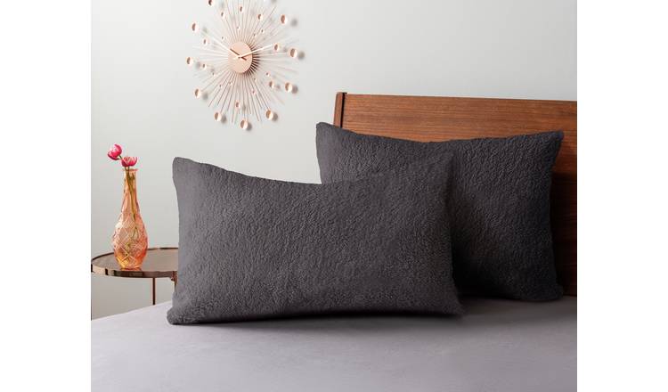 Argos grey pillow cases sale