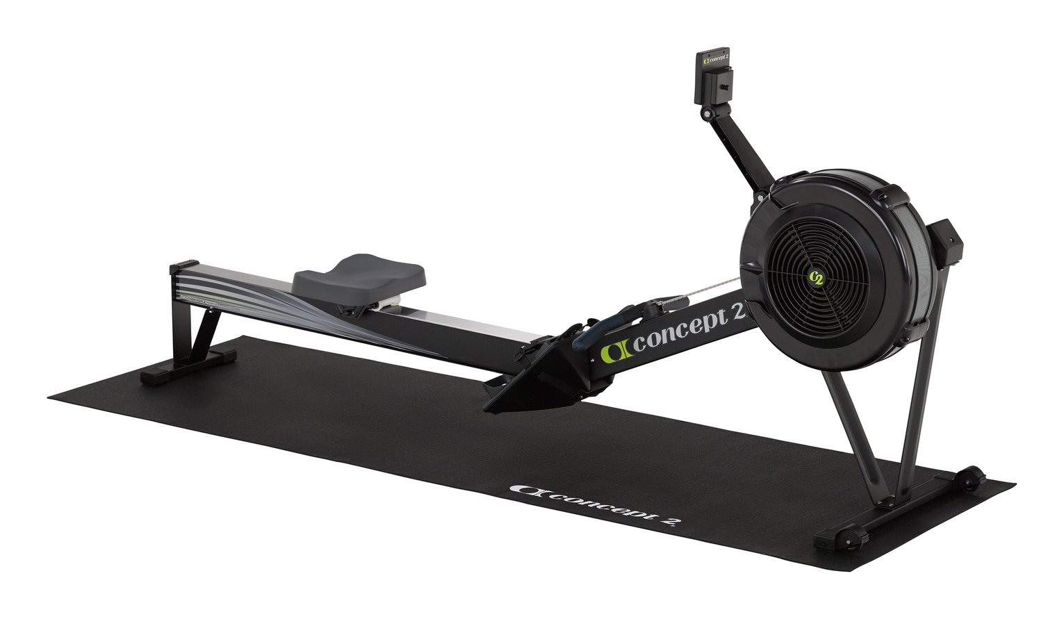 Concept2 RowErg Manual Rowing Machine with Floor Mat & Seat Pad