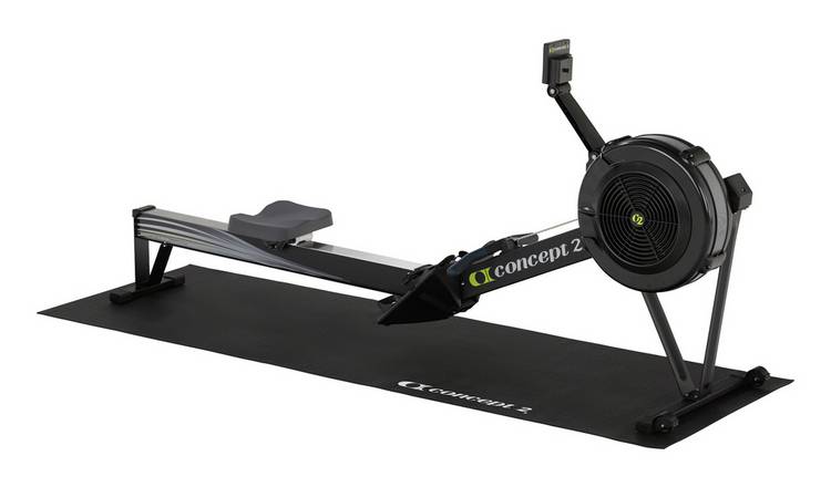 Concept2 RowErg Manual Rowing Machine with Floor Mat & Seat Pad