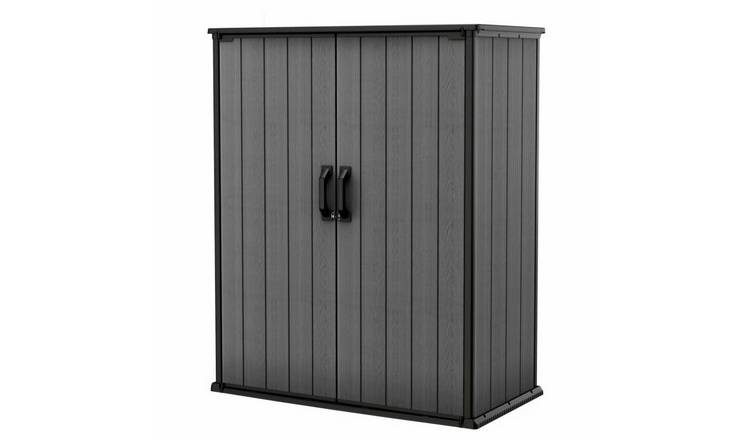 Keter Darwin 1400L Vertical Shed - Dark Grey