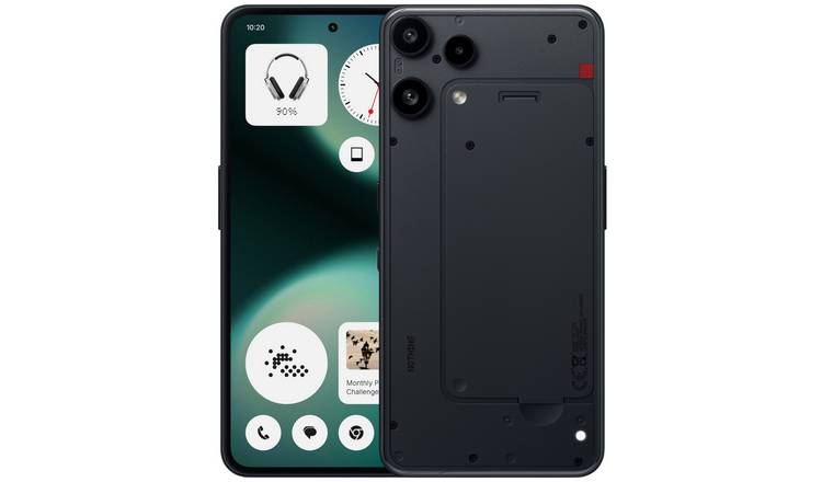 SIM Free Nothing Phone (3a) Lite 5G 128GB AI Phone - Black