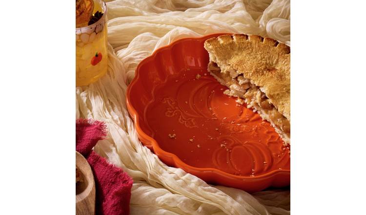 Argos Home Ceramic Pumpkin Pie Dish