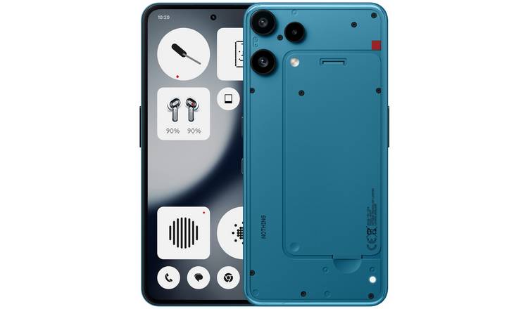 SIM Free Nothing Phone (3a) Lite 5G 128GB AI Phone - Blue