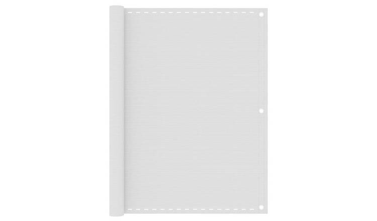 Walplus HDPE Balcony Screen - White - 120 x 300 cm