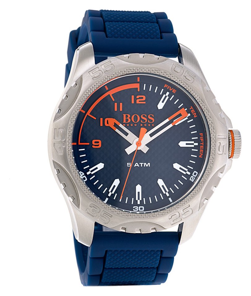 hugo boss orange watch blue strap