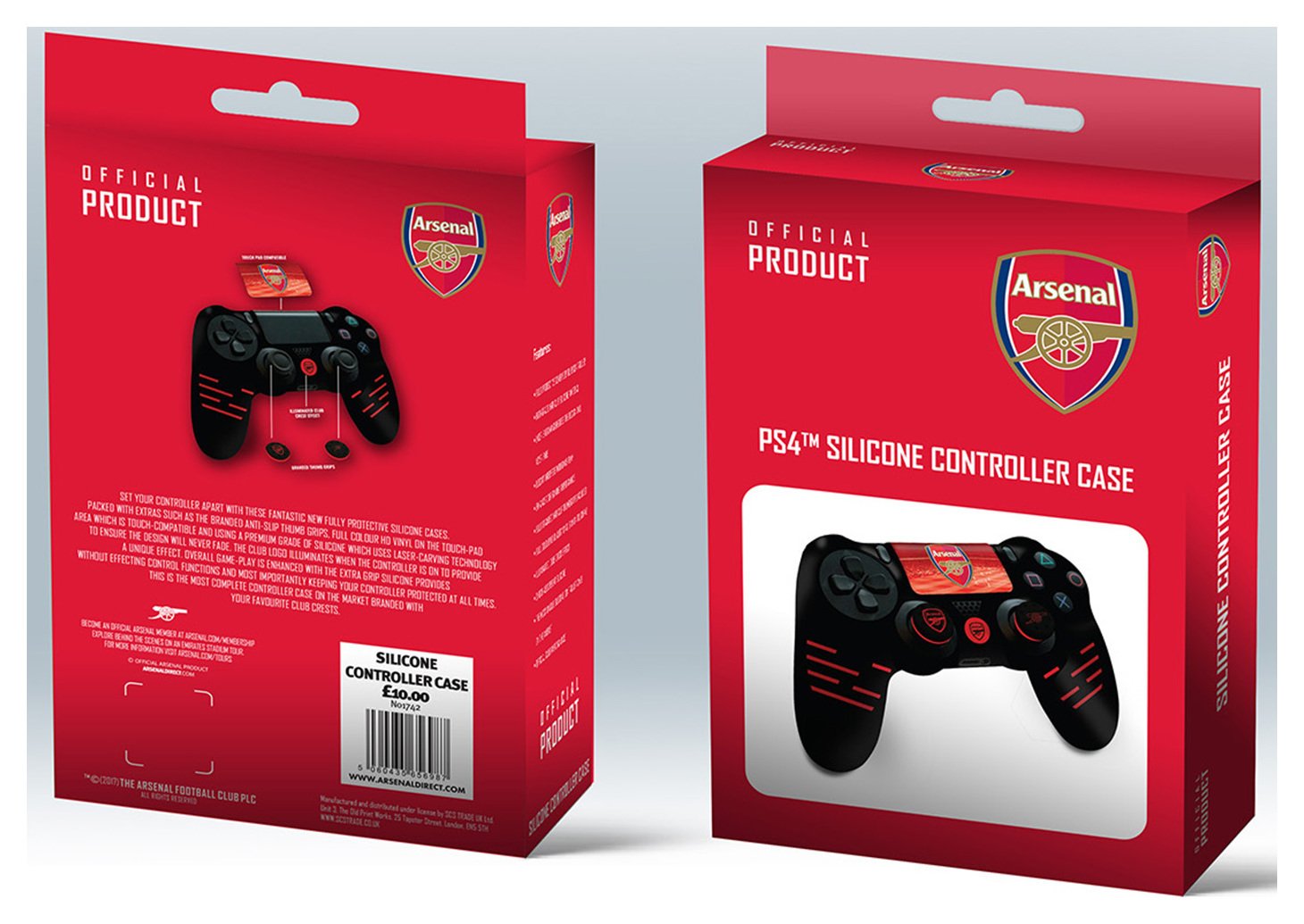 red ps4 controller argos