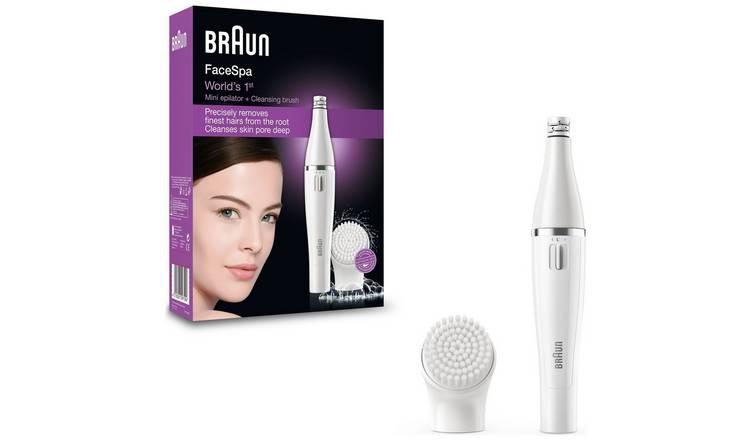 Braun FaceSpa 810 Facial Epilator and Cleansing Brush