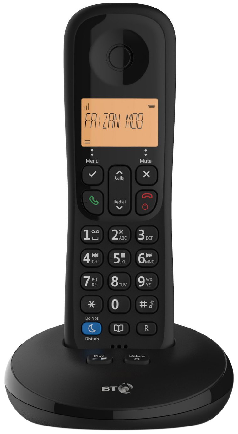 BT Everyday Cordless Telephone & Answer Machine - Single