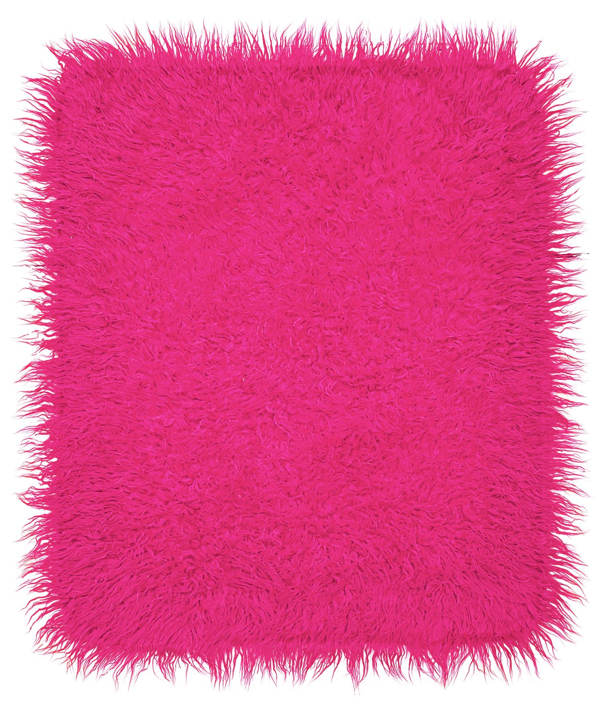 Argos Home Faux Flokati Rug - 100x75cm