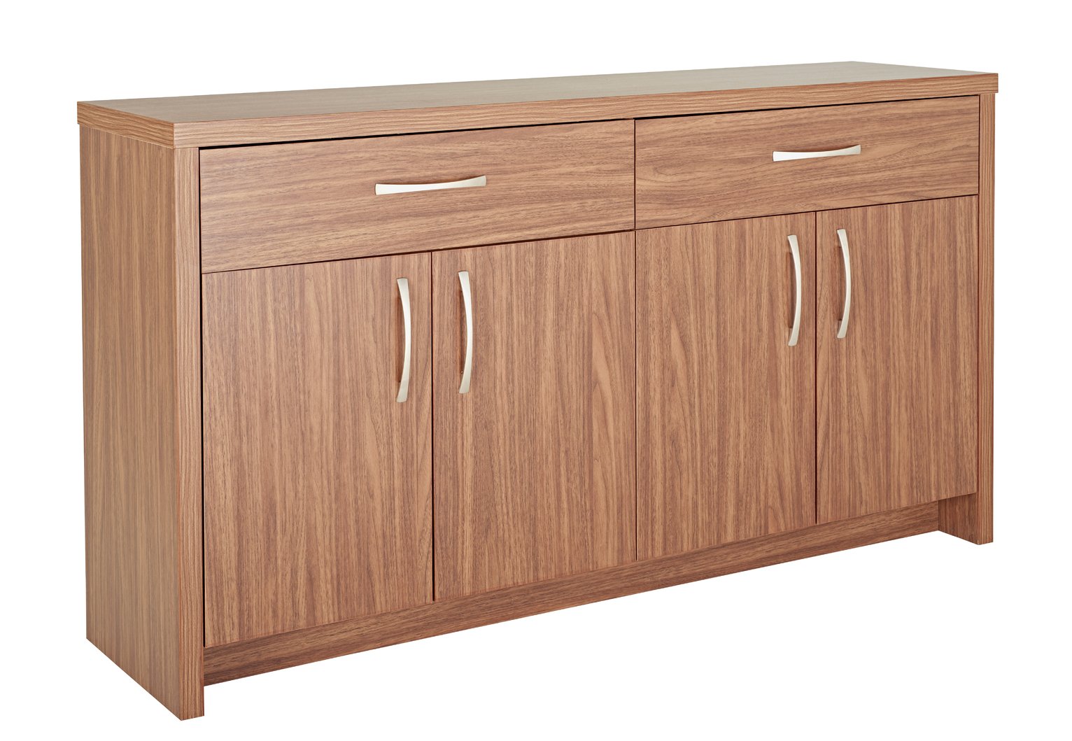 Argos Home Venice 4 Door 2 Drawer Sideboard - Walnut Effect