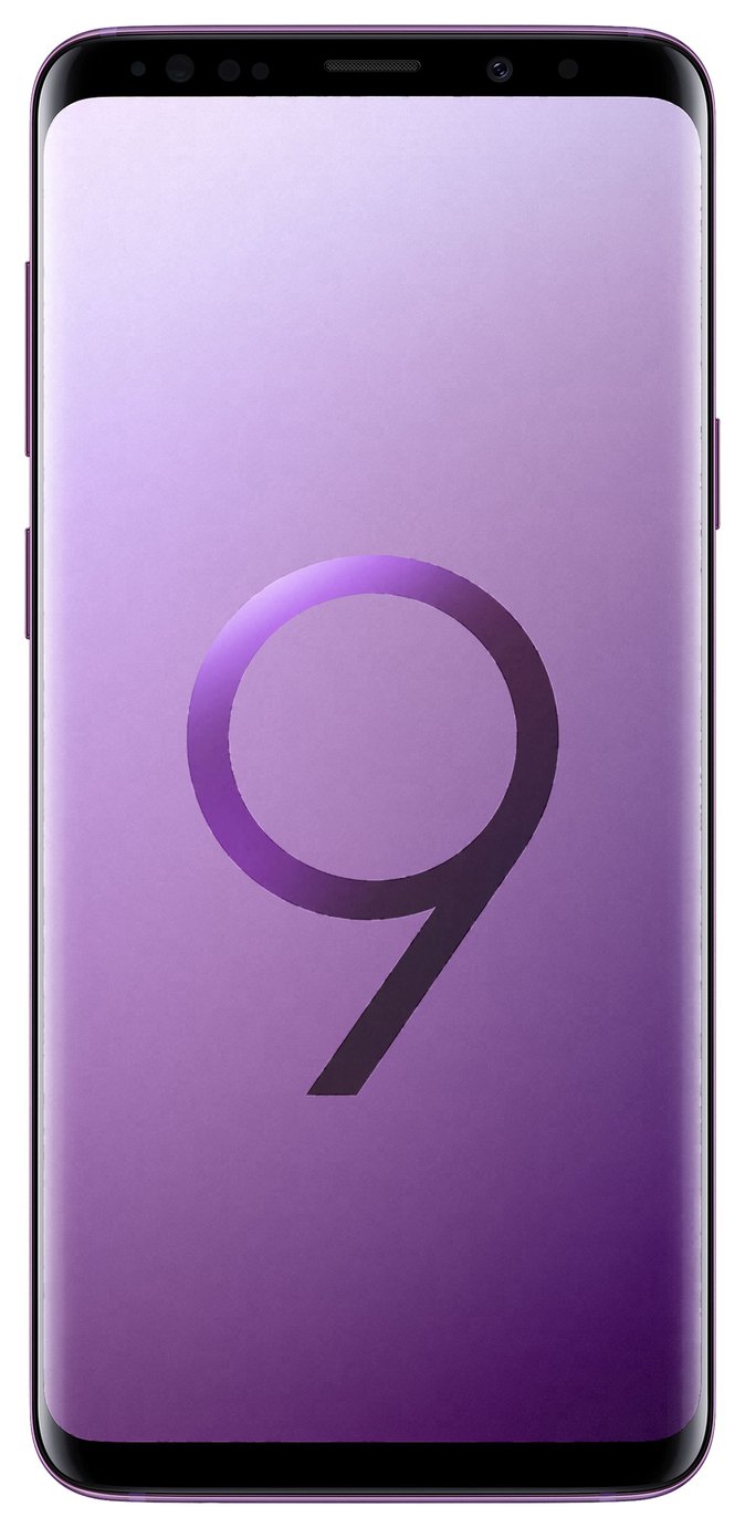 SIM Free Samsung Galaxy S9+ 128GB Mobile Phone- Lilac Purple