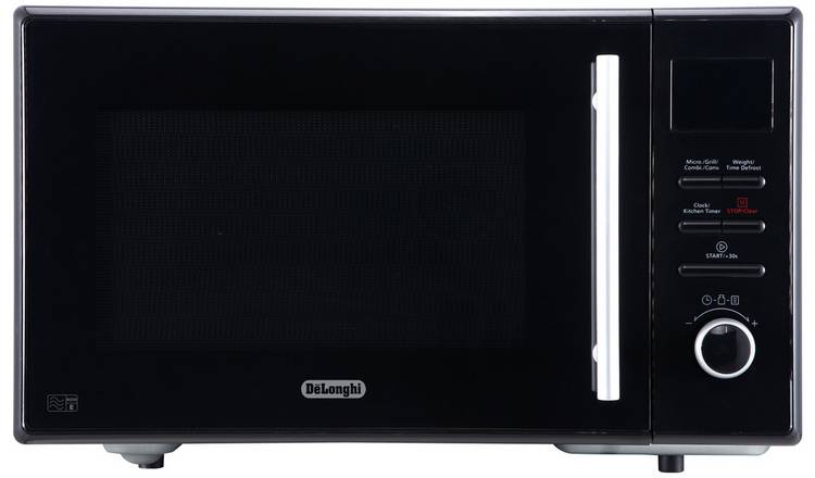 De'Longhi 900W Enamel Cavity Combination Microwave - Black