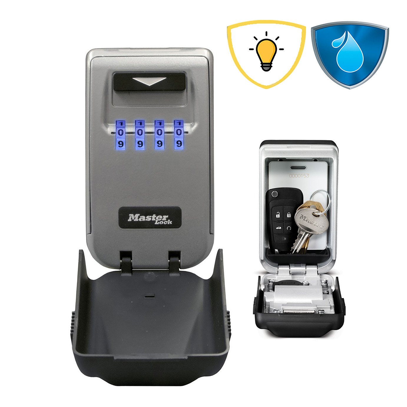 Buy Master Lock Light Up Dial Combination Wall Mounted Key Safe Safes  Argos