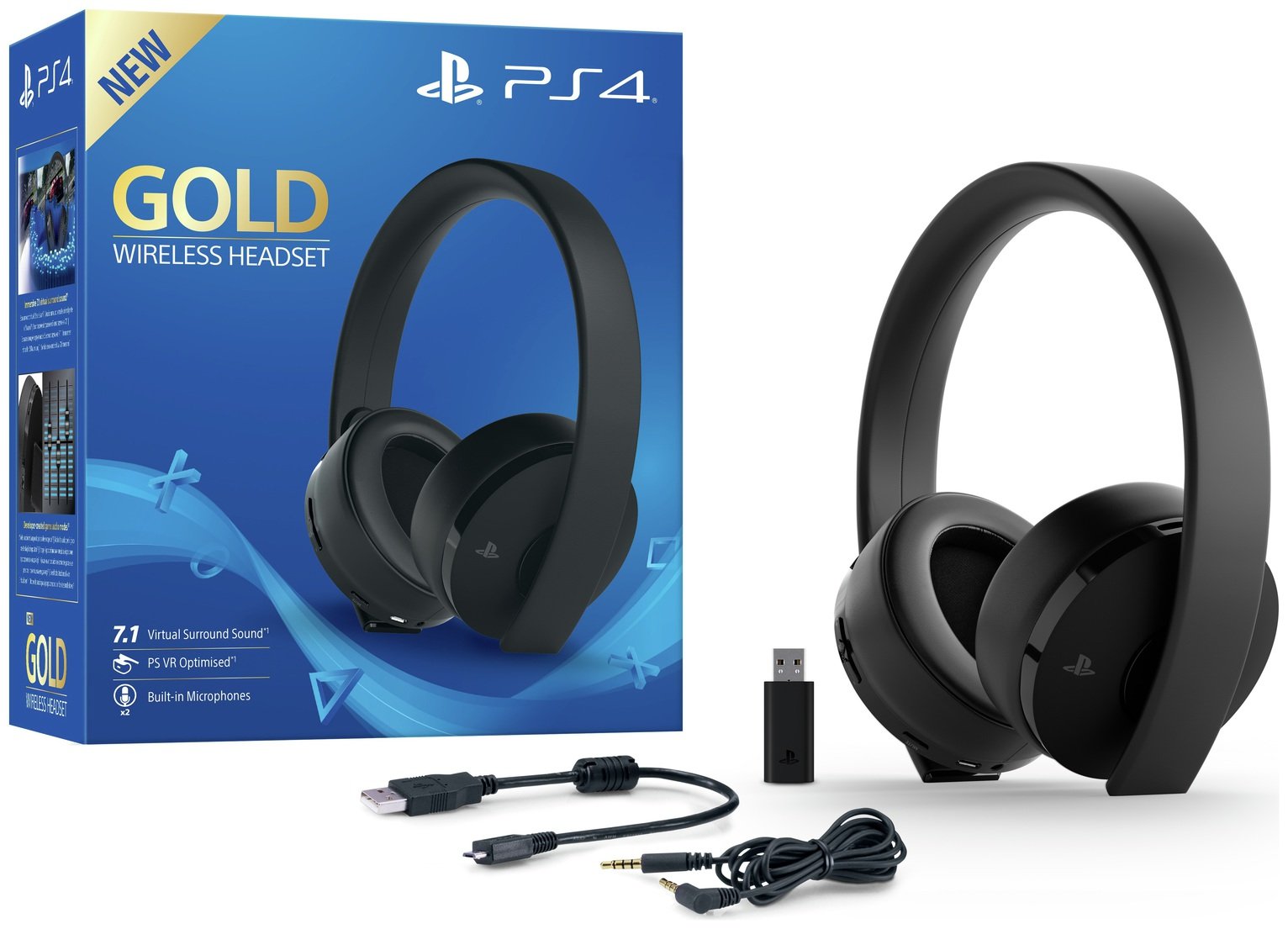 Sony GOLD Wireless PS4 Headset Reviews Updated August 2024