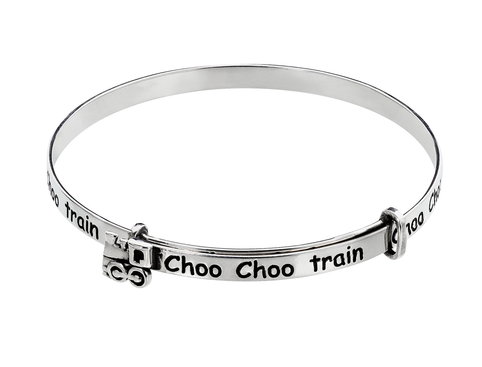 Revere Kid's Silver 'Choo Choo Train' Expander Bangle review