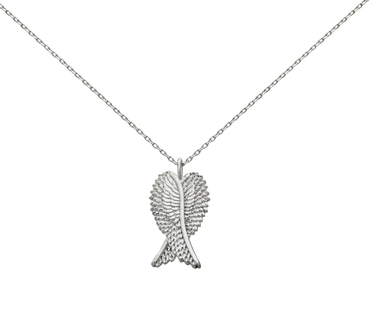 Amelia Grace Silver Colour Wings Necklace review