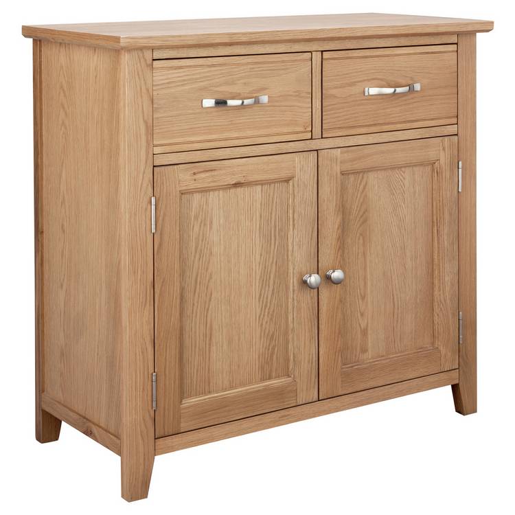 Argos Home Islington Small 2 Door Oak Veneer Sideboard 0
