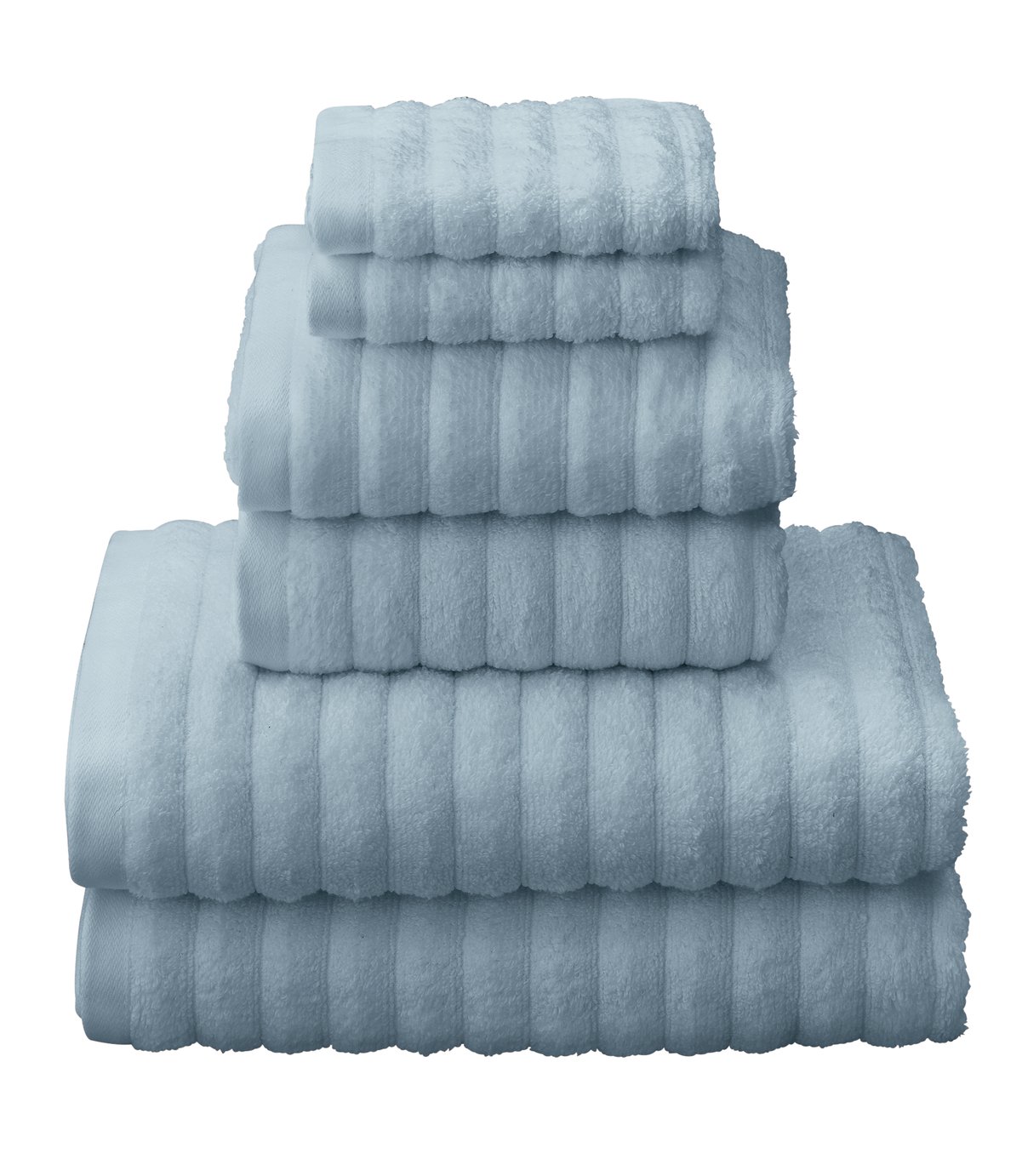 Argos Home Quick Dry 6 Piece Towel Bale - Sky