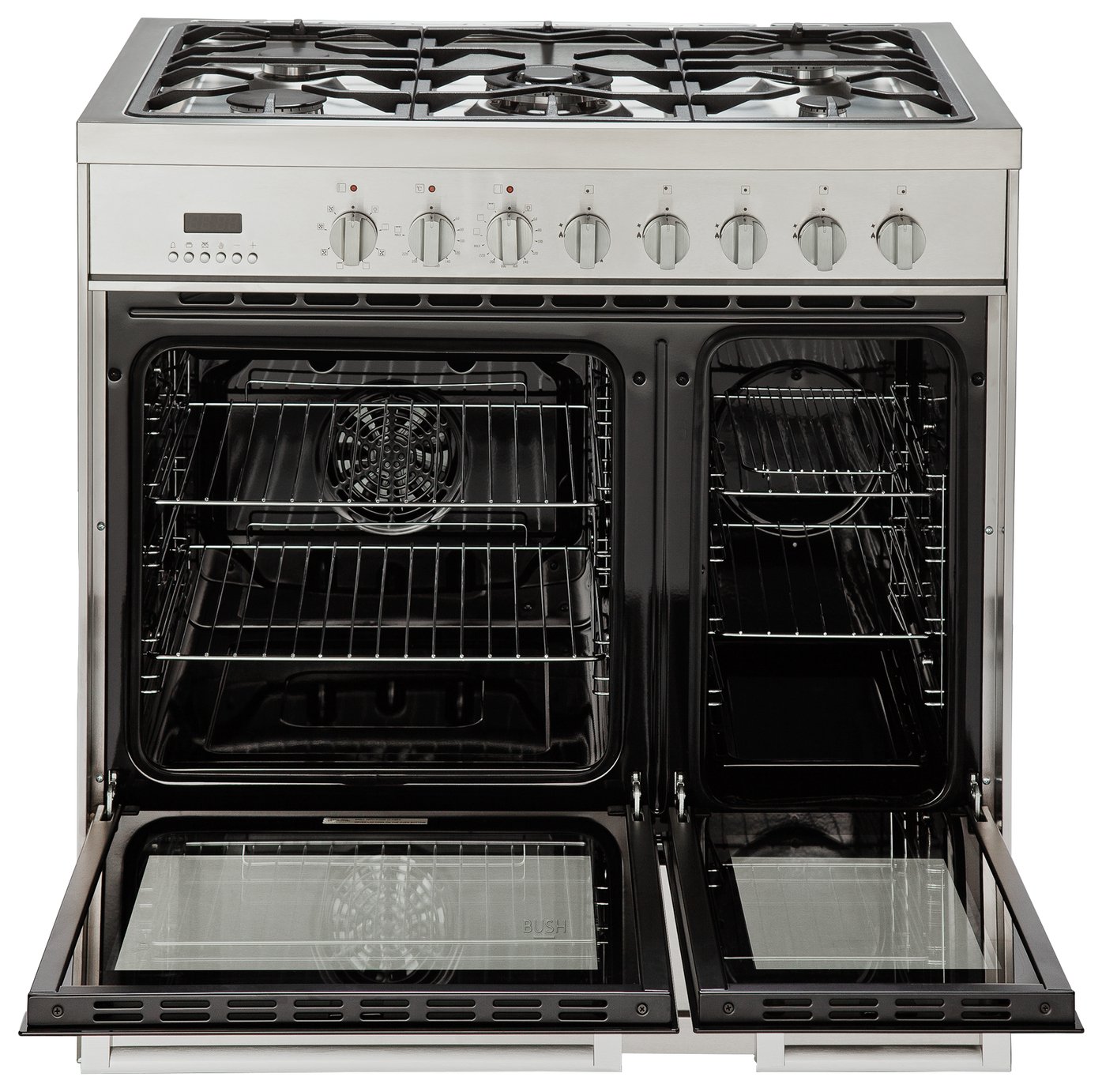 Bush BRCNB90DBLSS 90cm Dual Fuel Range Cooker Reviews
