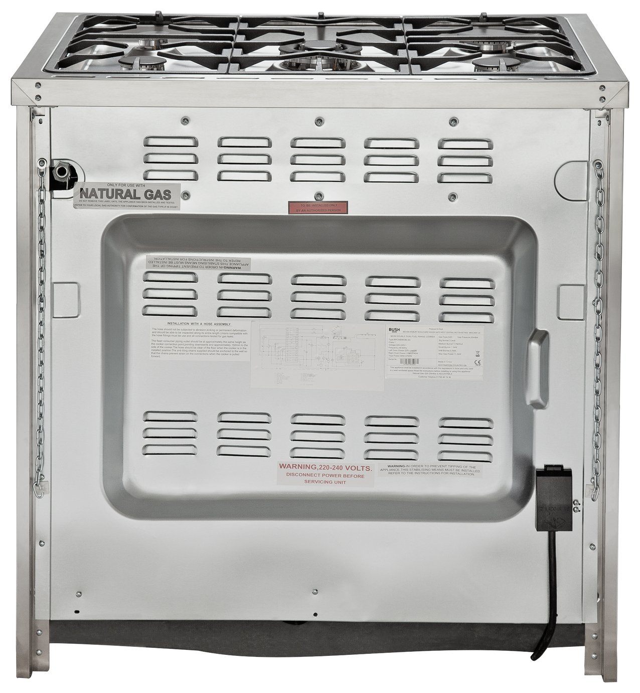 Bush BRCNB90DBLSS 90cm Dual Fuel Range Cooker Reviews