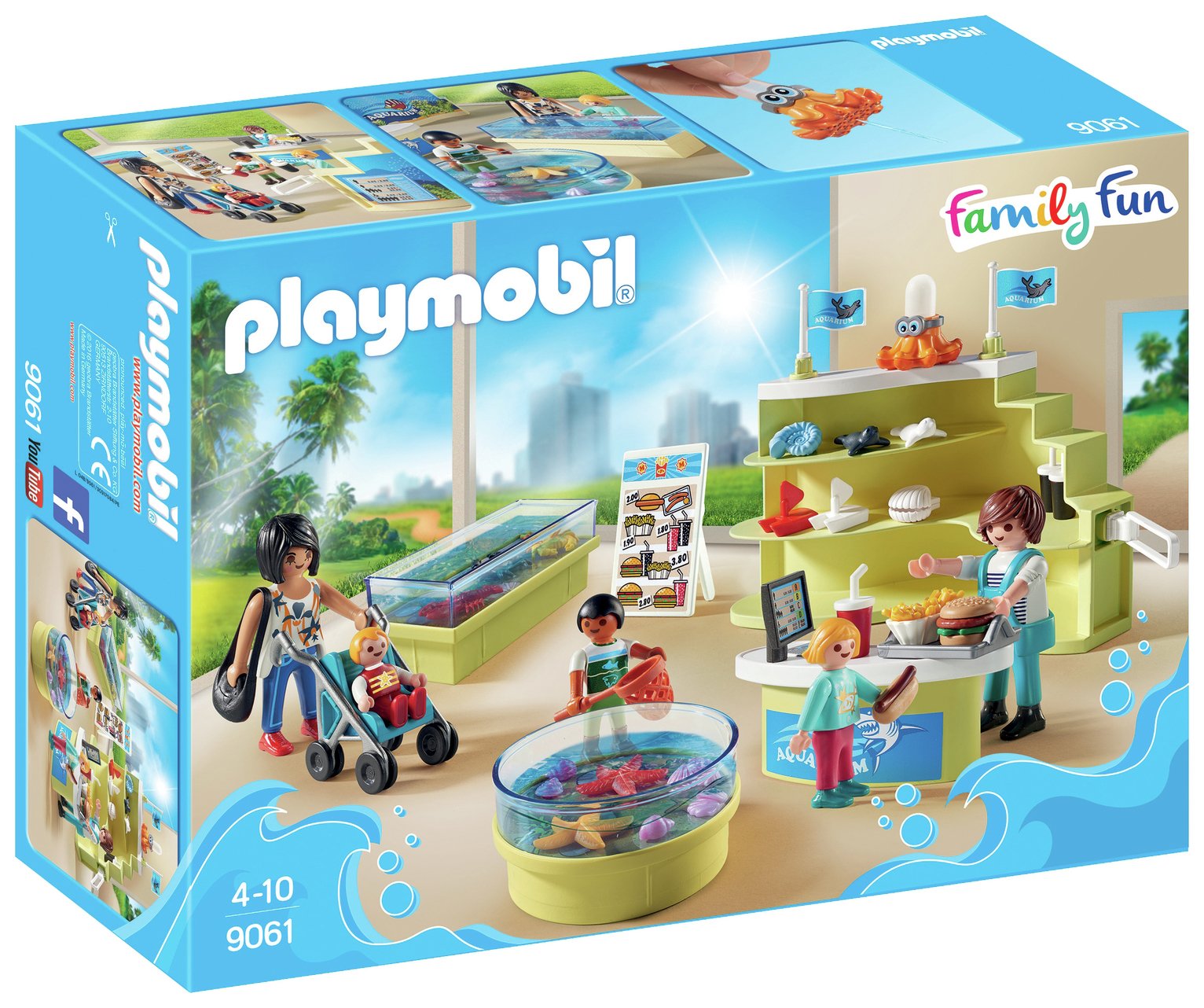 playmobil aquarium shop