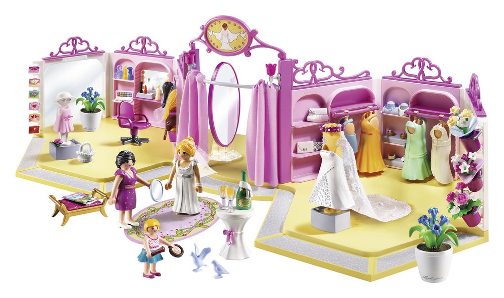 playmobil bridal shop building set