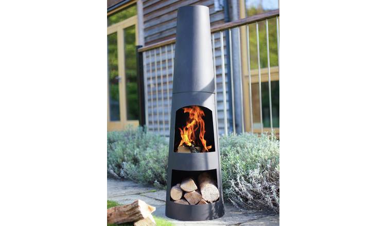 Buy La Hacienda Circo Chiminea with Log Store | Chimineas | Argos