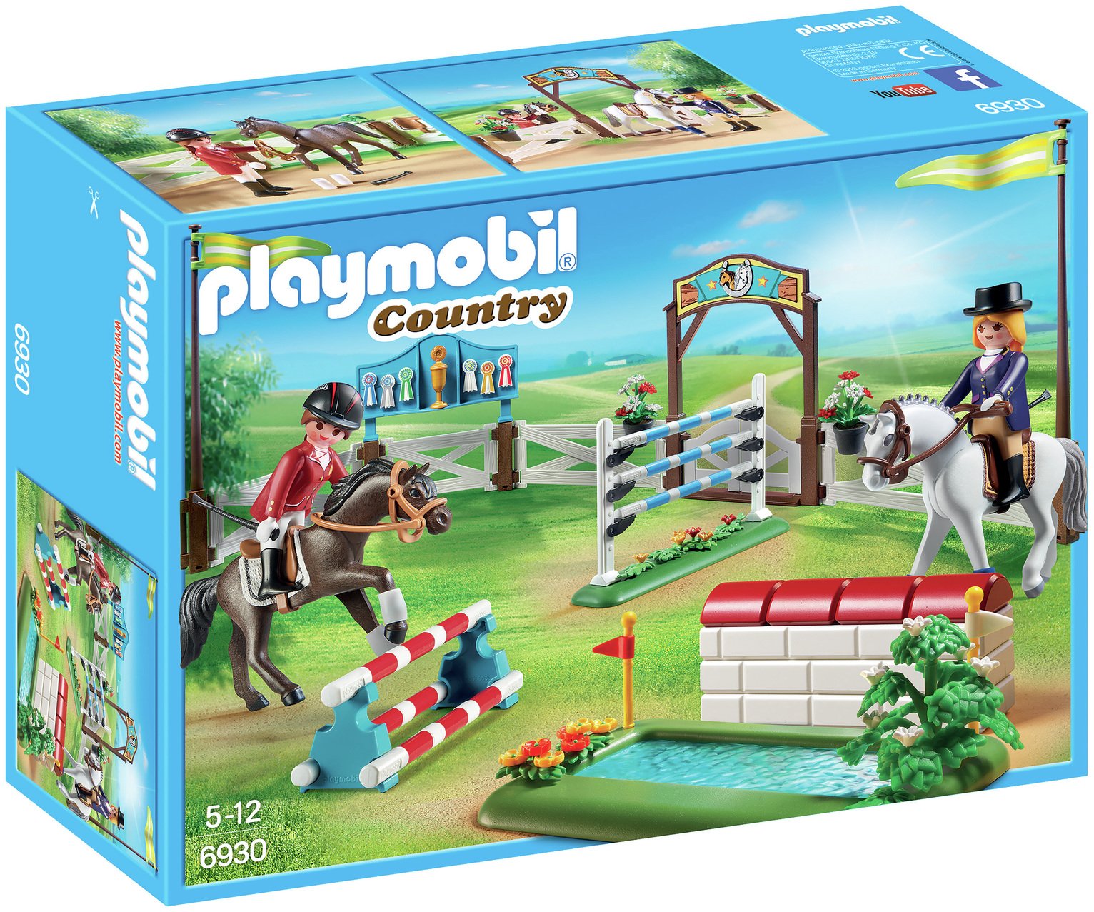 playmobil horse jumping set