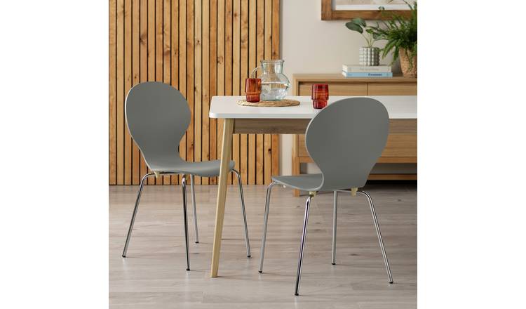 Argos plastic dining discount chairs