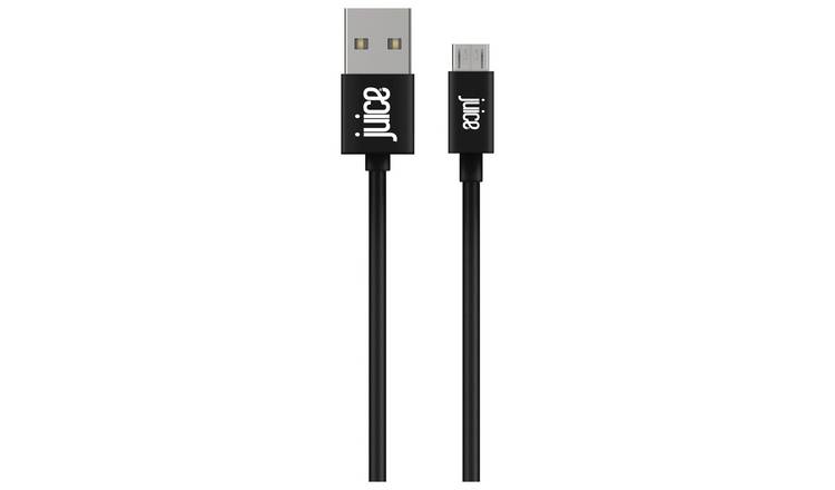 Buy USB to Micro USB 3m Charging - Black Mobile chargers | Argos
