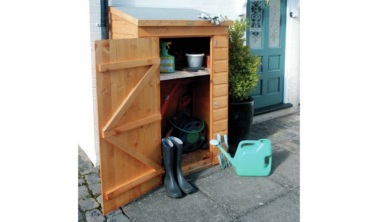 Rowlinson 690L Mini Store Garden Storage Box - Brown