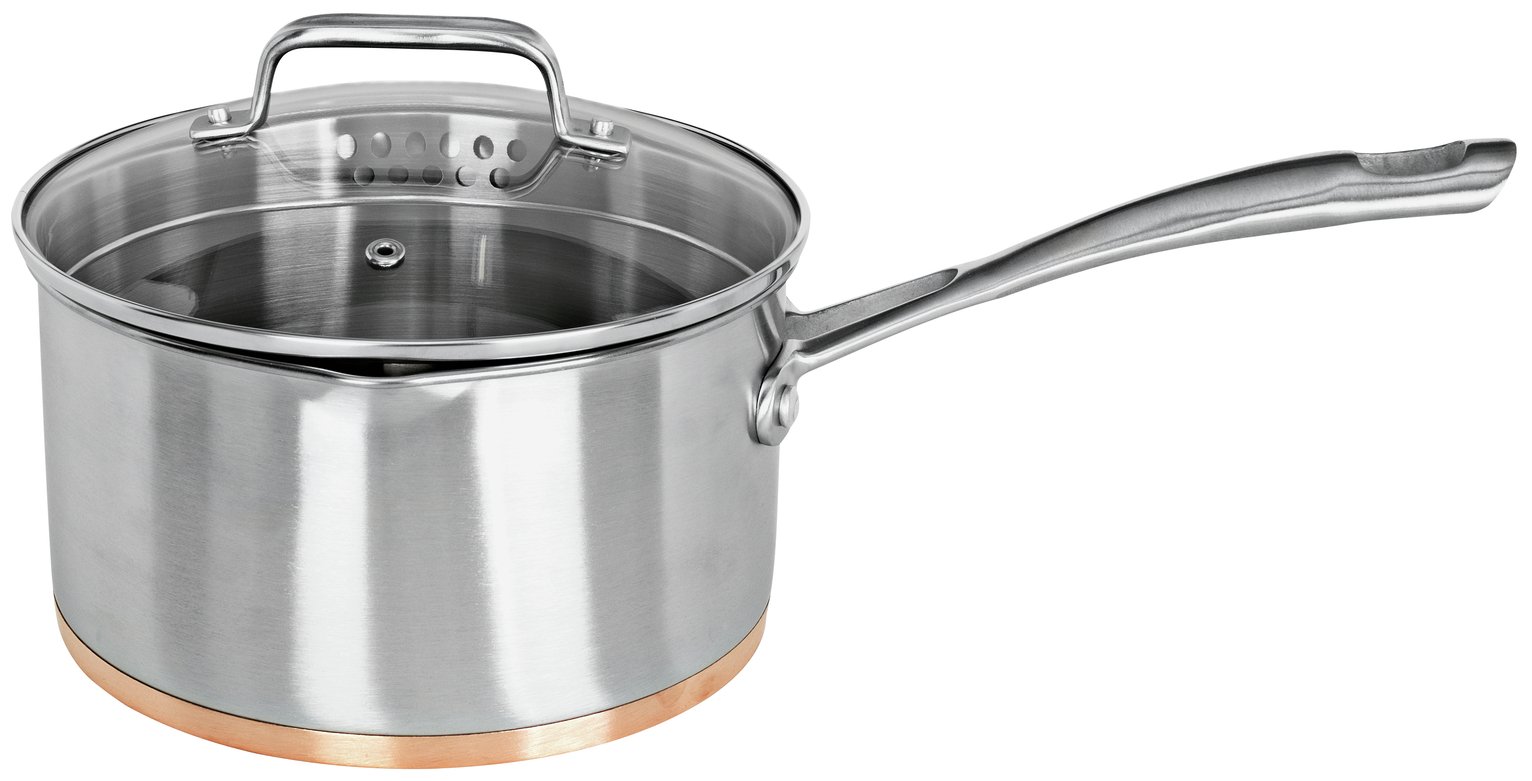 Argos Home 5 Piece Copper Based Pan Set Review