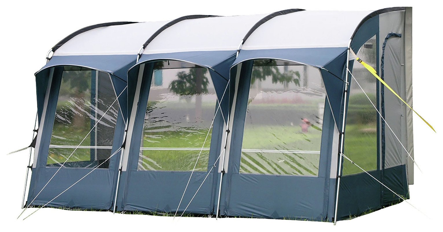 Royal Wessex Caravan Pole Awning 390 - Blue & Silver