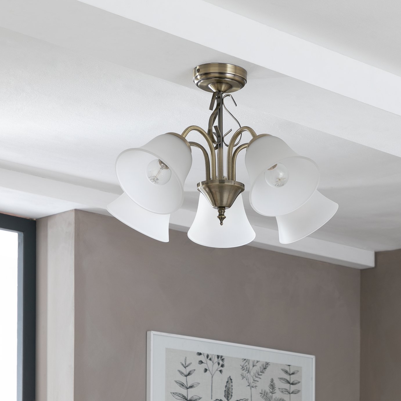 5 light ceiling fitting