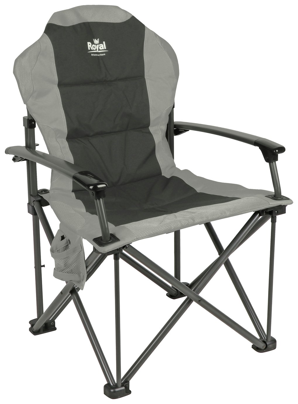 Royal Commander Camping Chair - Black/Grey