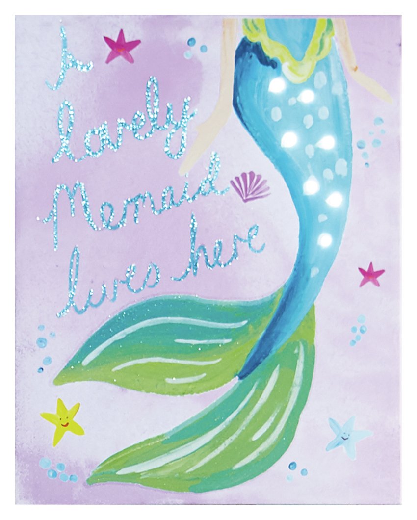 Arthouse Lovely Mermaid World Canvas - Multicoloured