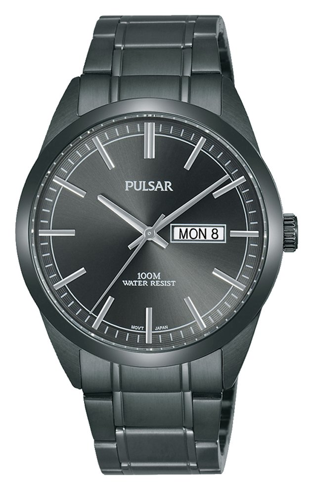 | Argos | Pulsar Men's PJ6075X1 Grey Stainless Steel Bracelet Watch