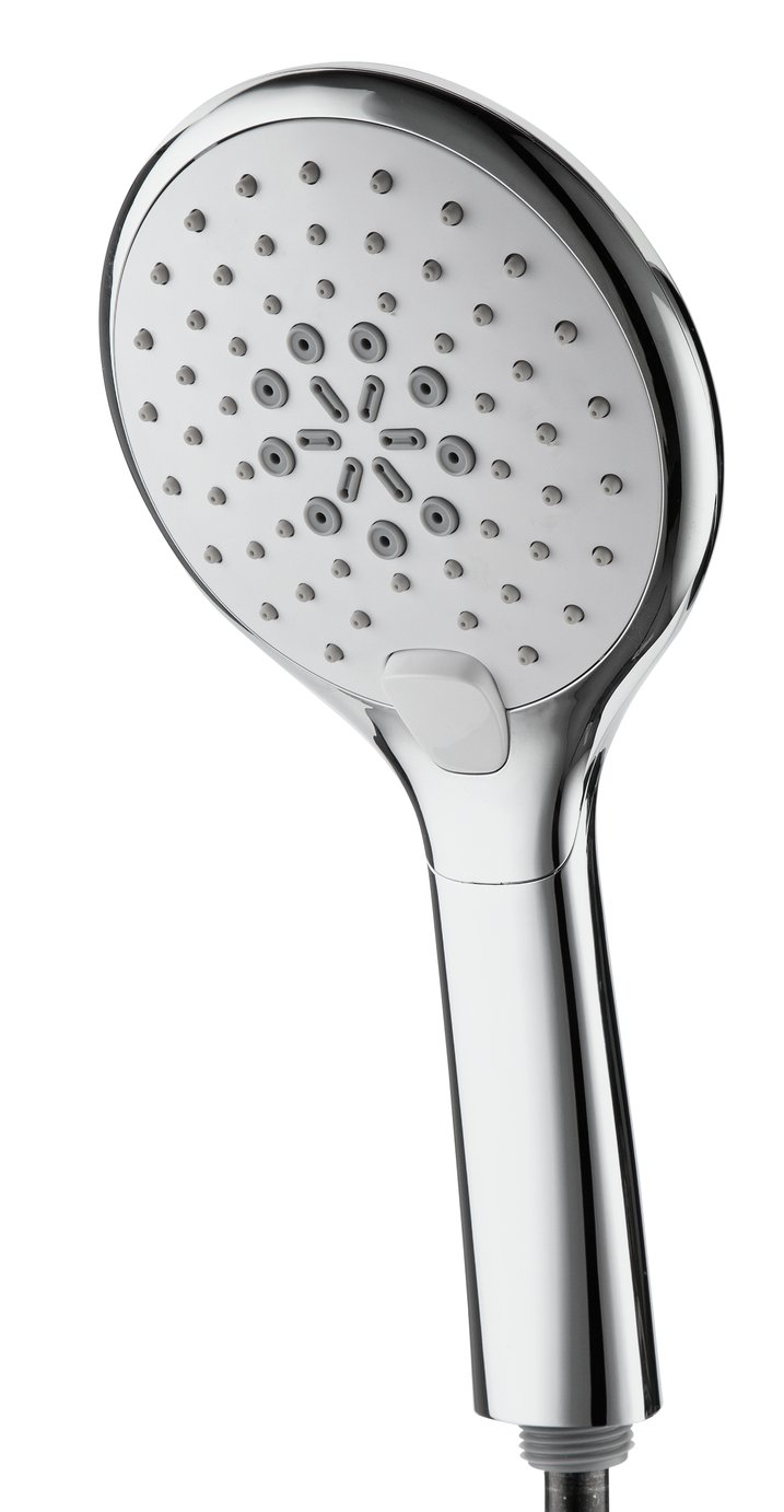 Argos Home 3 Function Push Button Chrome Shower Head Reviews