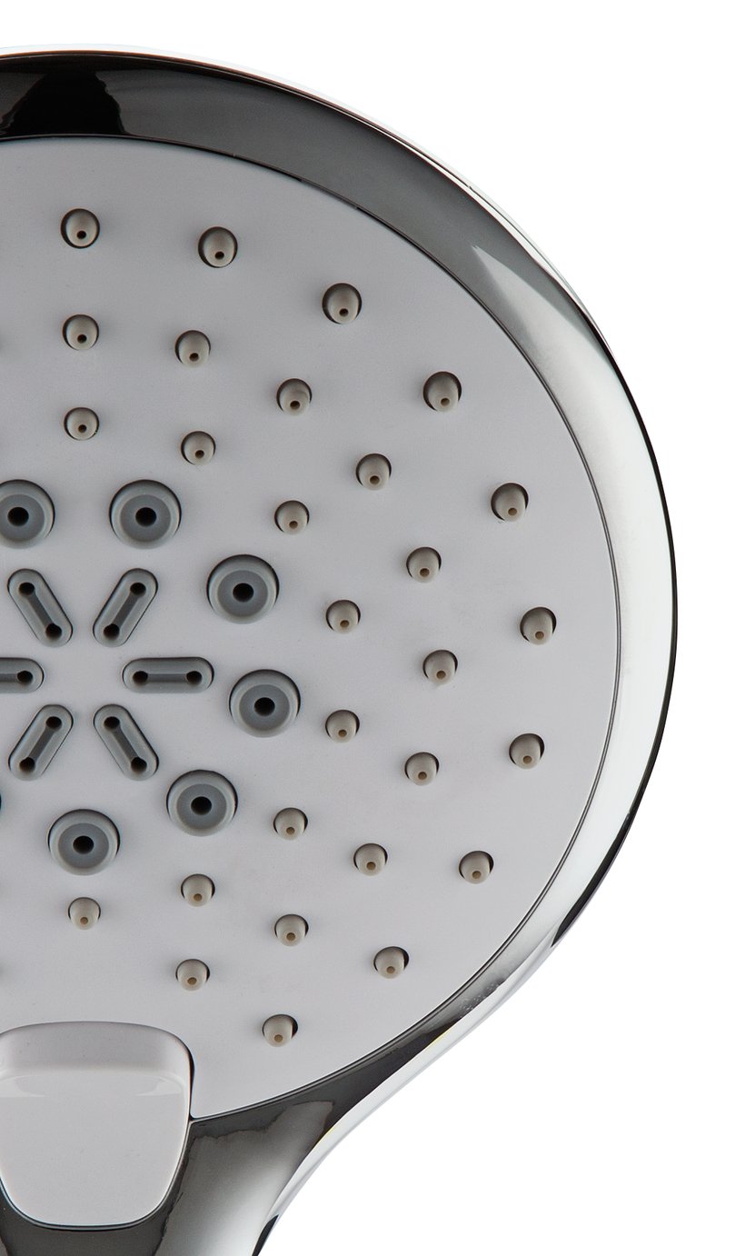 Argos Home 3 Function Push Button Chrome Shower Head Reviews