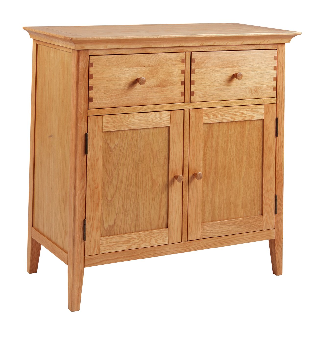 Argos Home Pembridge 2 Door Solid Wood Sideboard -Oak Veneer