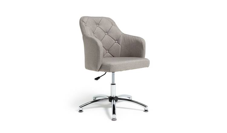 Buy Argos Home Button Back Fabric Office Chair Grey Office