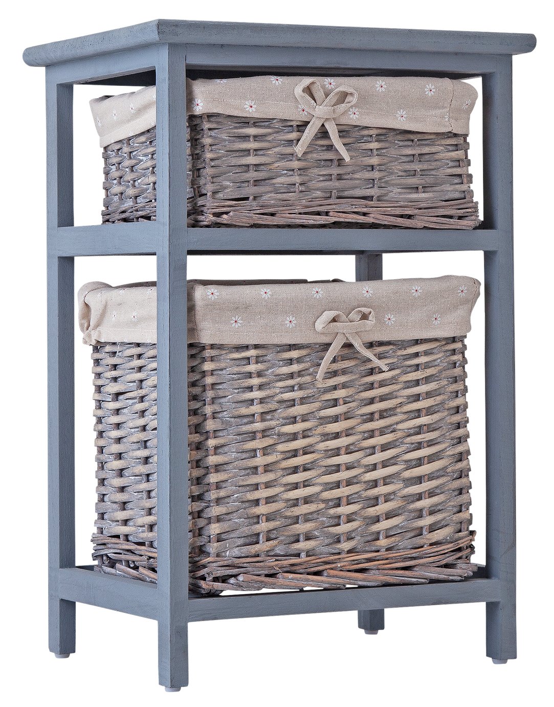 Argos Home Willow 2 Drawer Storage Unit - Grey