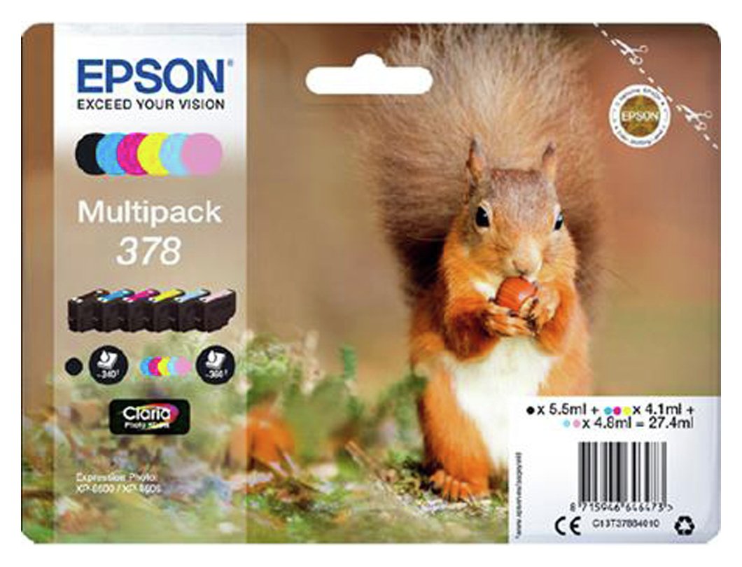 Epson Squirrel 378 Photo Ink Cartridges Multipack