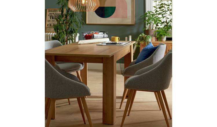 Buy Habitat Miami Extending 4 - 6 Seater Table - Oak Effect | Dining