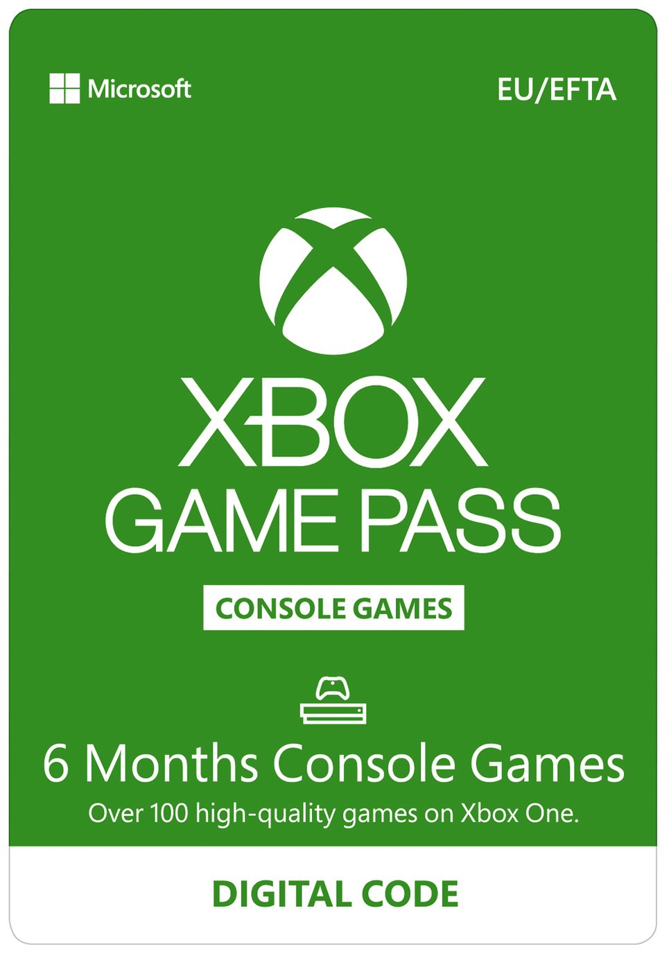 Xbox 6 Month Games Pass