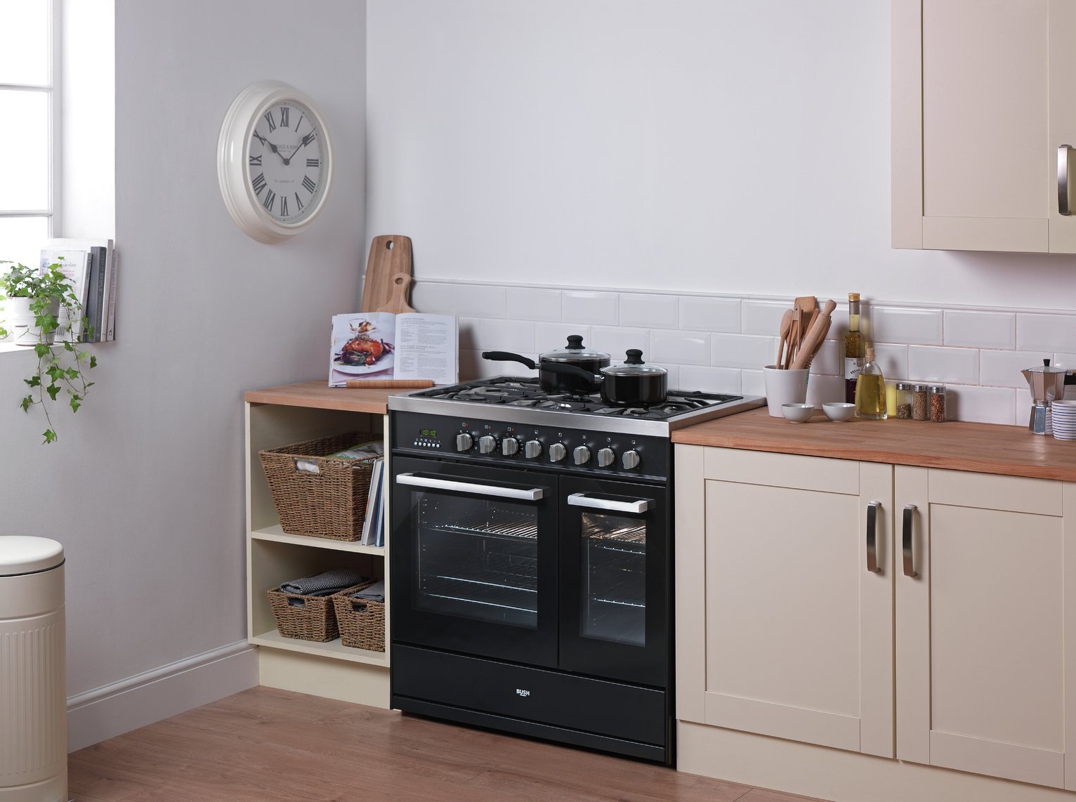Bush BRCNB90DBLBK 90cm Dual Fuel Range Cooker Reviews