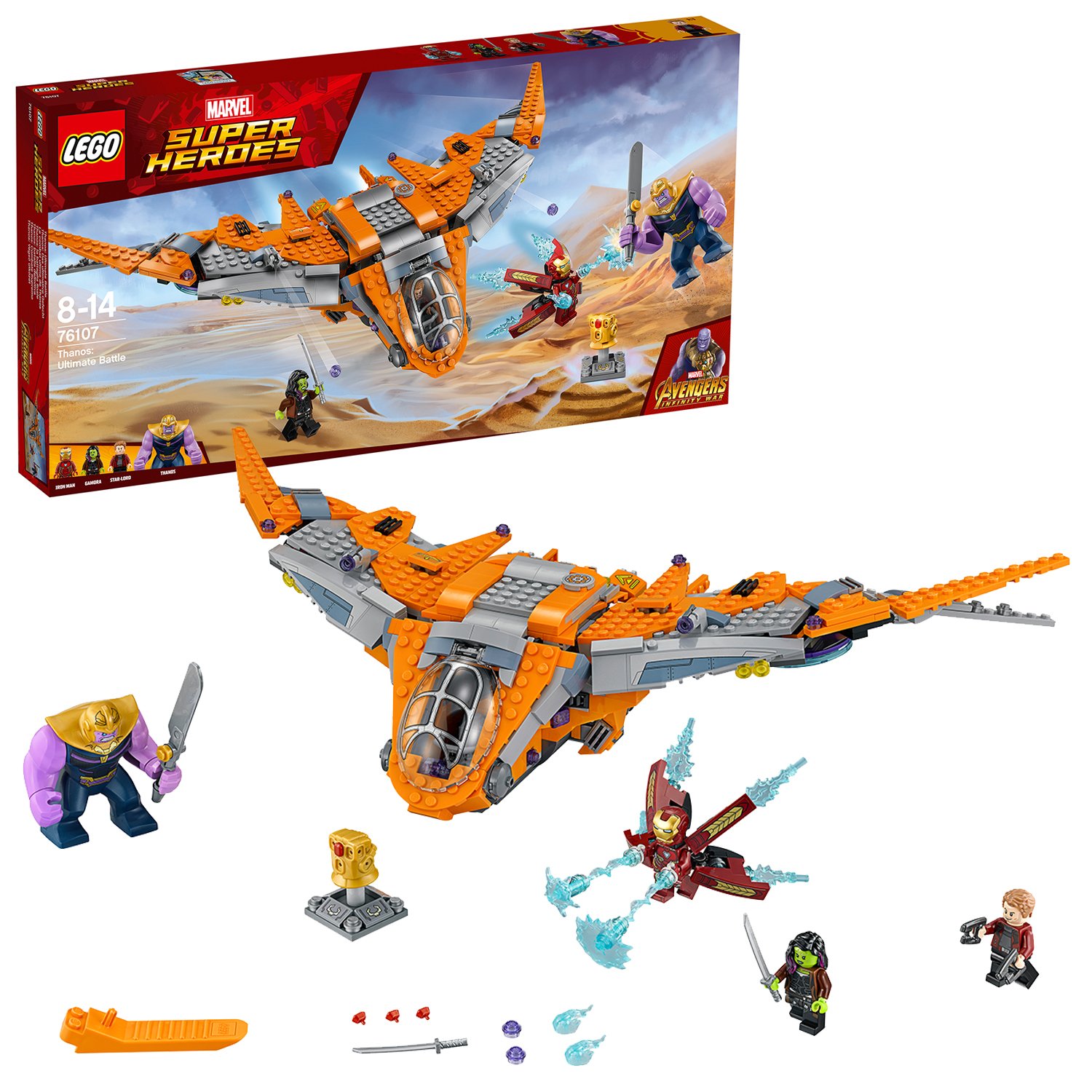 LEGO Marvel Avengers Thanos Ultimate Battle Toy -76107